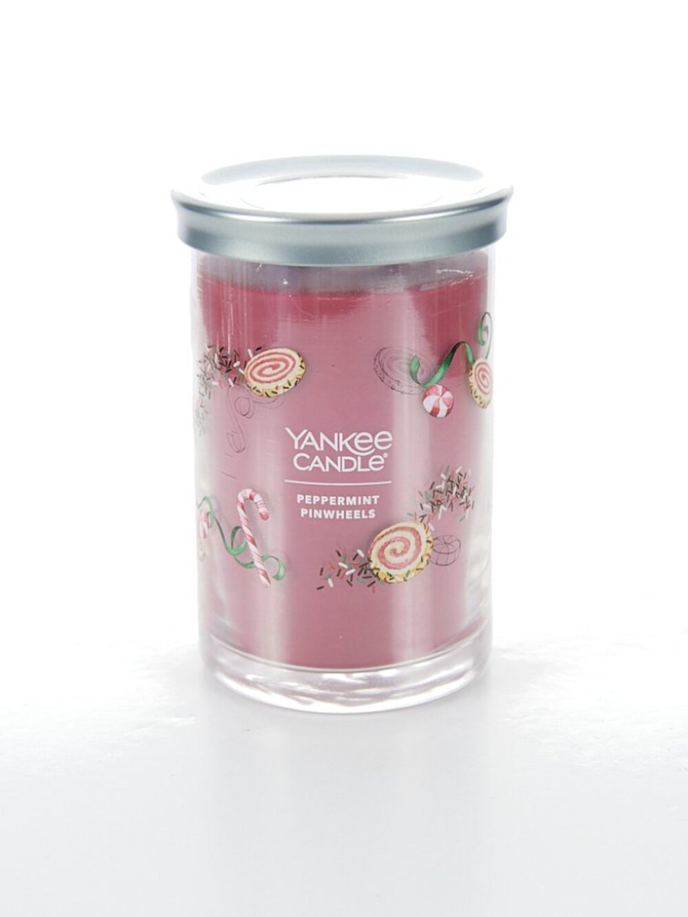 Yankee Candle Peppermint Pinwheels Large Tumbler 2 Wick 20 oz